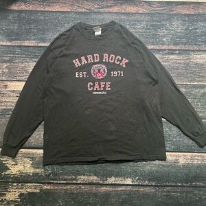Hard Rock Cafe Black Long Sleeve Tee